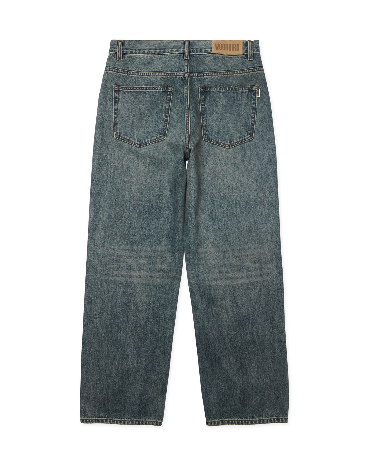 Woodbird - WBRami Vintage Jeans - Washed Mid Blue 